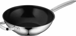 WMF Wokpfanne 28cm schwarzsilberfarben