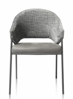 XOOON Armlehnstuhl grau