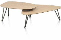 XOOON Couchtisch-Set braun