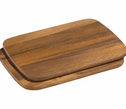 Zassenhaus 2er Schneidbrett 20x28cm braun