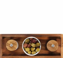 Zassenhaus Tablett 32x12cm braun