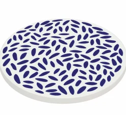 Zassenhaus Untersetzer 11cm weißblau