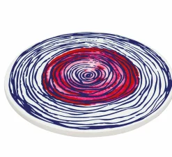 Zassenhaus Untersetzer 20cm rotweißblau