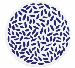 Zassenhaus Untersetzer 20cm weißblau