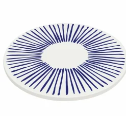 Zassenhaus Untersetzer 20cm weißblau