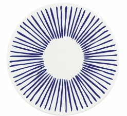Zassenhaus Untersetzer 20cm weißblau