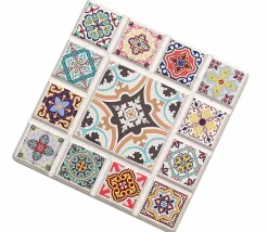 Zassenhaus Untersetzer 11x11cm mehrfarbig