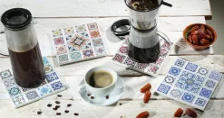 Zassenhaus Untersetzer 16x16cm mehrfarbig