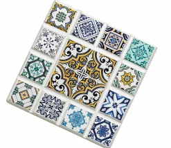 Zassenhaus Untersetzer 11x11cm mehrfarbig