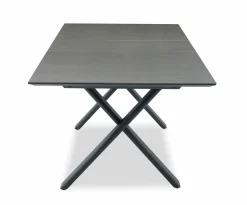 ZEBRA Garten Ausziehtisch schwarz