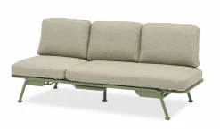 ZEBRA Garten 3-Sitzer Sofa grün