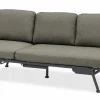 ZEBRA Garten 3-Sitzer Sofa grau