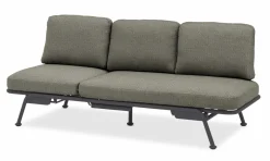 ZEBRA Garten 3-Sitzer Sofa grau