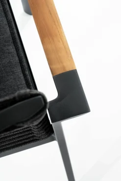 ZEBRA Garten Stapelsessel schwarz