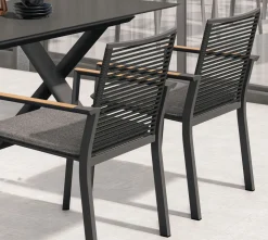 ZEBRA Garten Stapelsessel schwarz