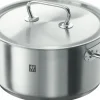 ZWILLING Bratentopf 24cm silberfarben