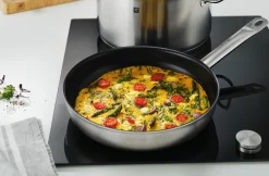 ZWILLING Bratpfanne 24cm schwarzsilberfarben