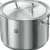 ZWILLING Fleischtopf 24cm silberfarben