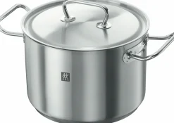 ZWILLING Fleischtopf 24cm silberfarben