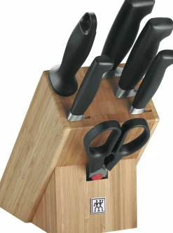 ZWILLING Messerblock 7tlg. braunschwarz