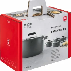 ZWILLING Topfset 5tlg. schwarzgrau