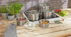 ZWILLING Topfset 5tlg. silberfarben