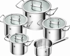 ZWILLING Topfset 5tlg. silberfarben