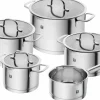 ZWILLING Topfset 5tlg. silberfarben