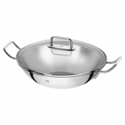 ZWILLING Wok 32cm silberfarben